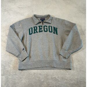 Jansport Oregon Quarter-zip Pullover Vintage Embroidered Large